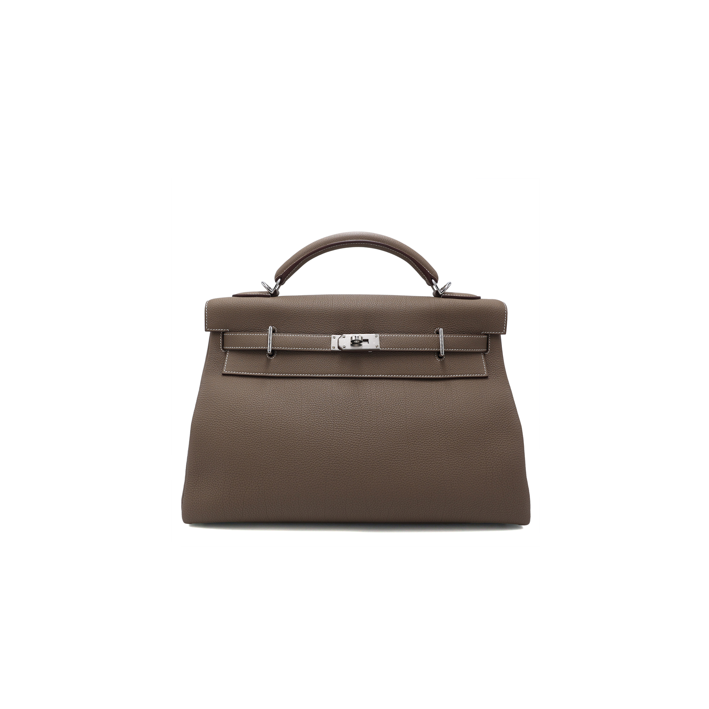 HERMES TOGO MAXI KELLY 42 RETOURNE PALLADIUM HARDWARE 19276 (42*27*17cm)